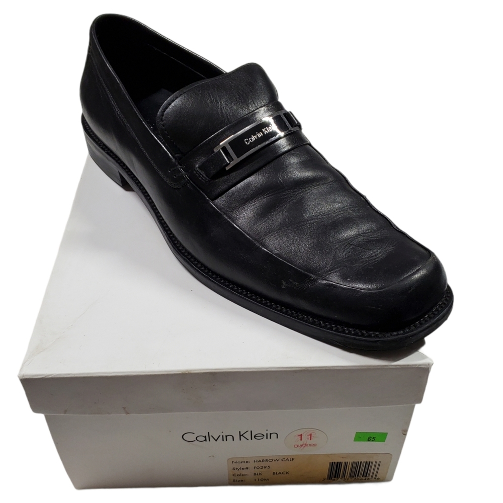 Calvin Klein Men Harrow slip on Dress Shoes Black